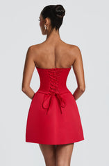 Torin Mini Dress - Red