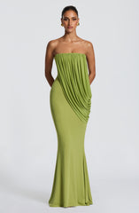 Vienna Maxi Dress - Olive