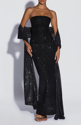 Agnes Shawl - Black Sparkle