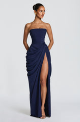 Cyra Maxi Dress - Navy