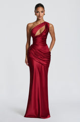 Emina Maxi Dress - Deep Red