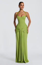 Gia Maxi Dress - Olive