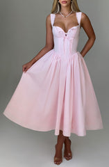 Marlena Midi Dress - Blush