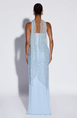 Miya Scarf - Glacier Blue