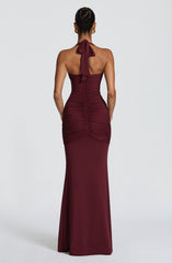 Morrigan Maxi Dress - Cherry Lacquer