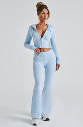 Portia Knit Pants - Baby Blue