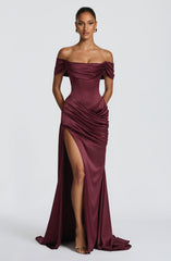Riona Gown - Cherry Lacquer