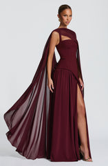 Romy Cape - Cherry Lacquer