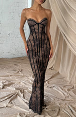 Sian Maxi Dress - Black