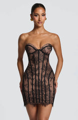 Sian Mini Dress - Black