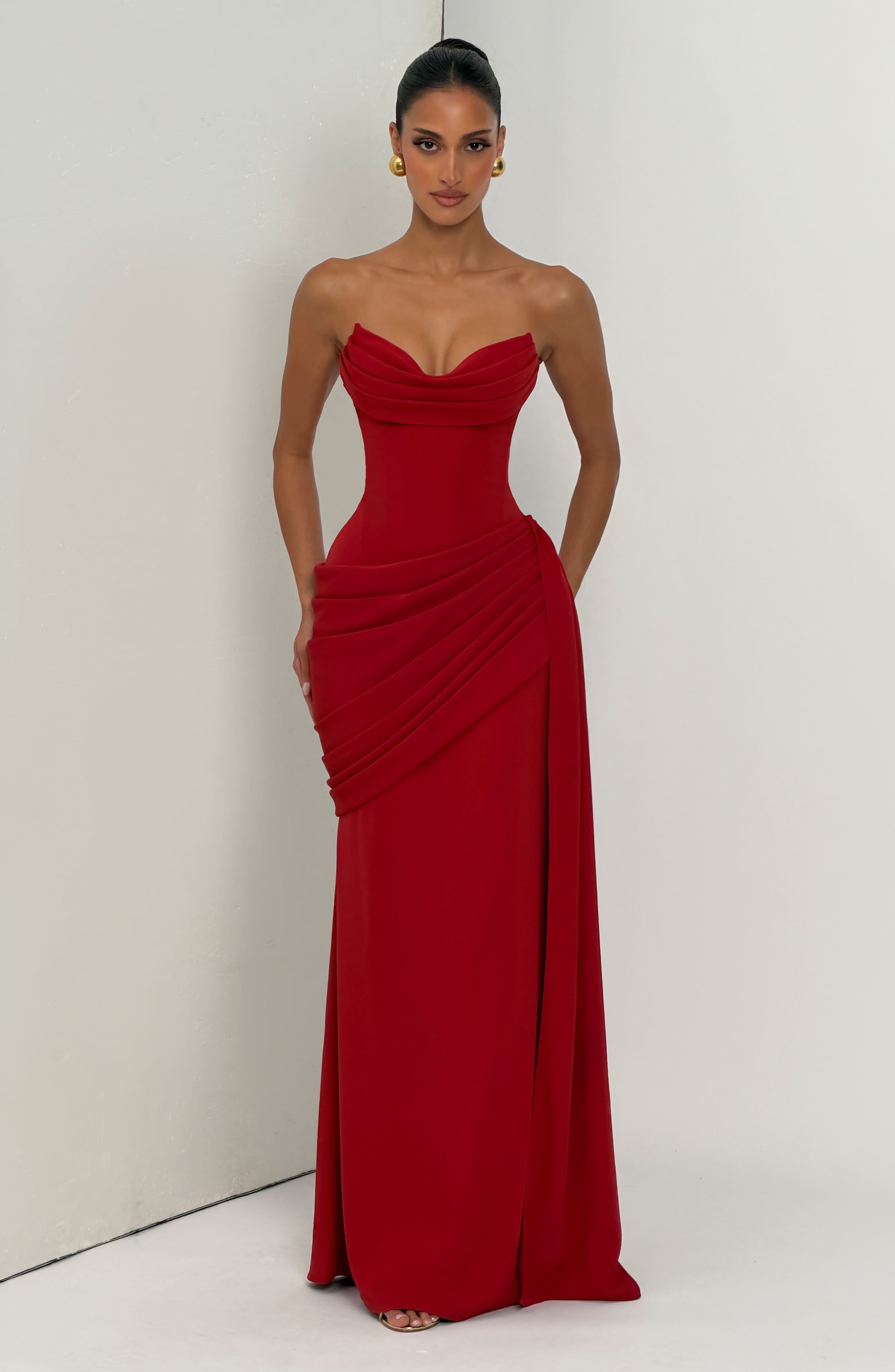 Matisse Maxi Dress - Deep Red