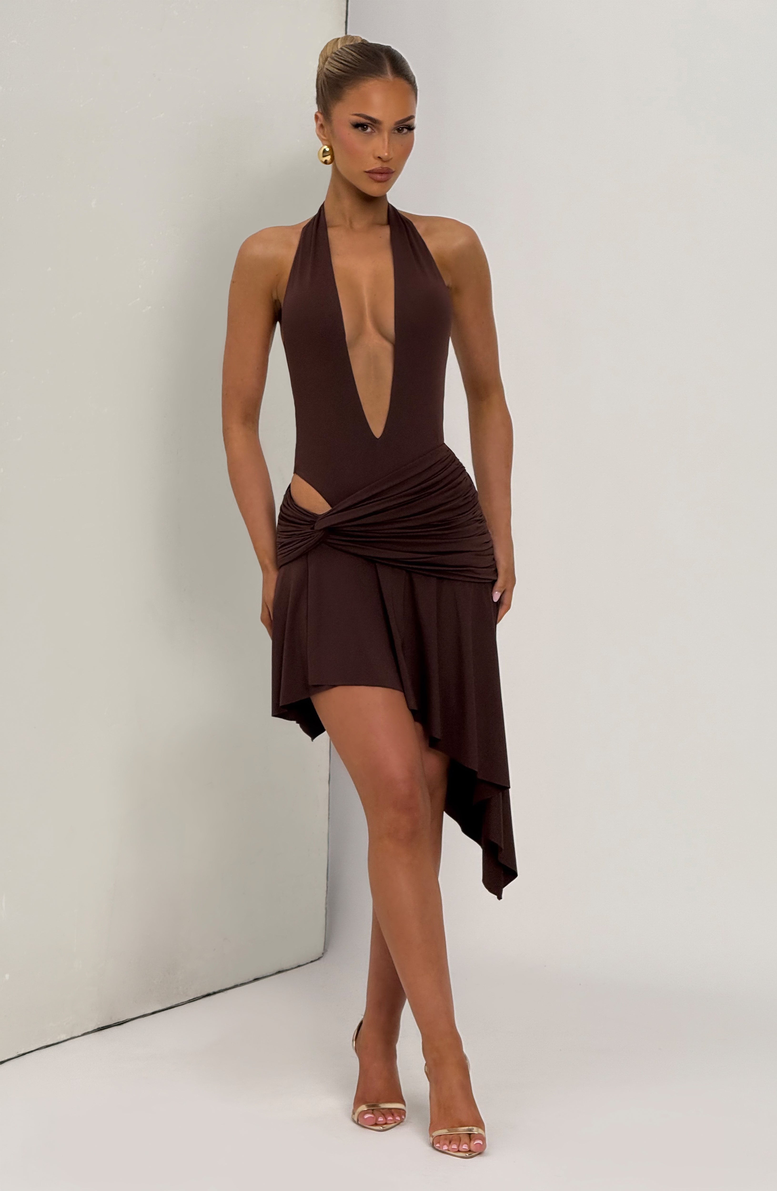 Tysa Bodysuit - Plum Brown