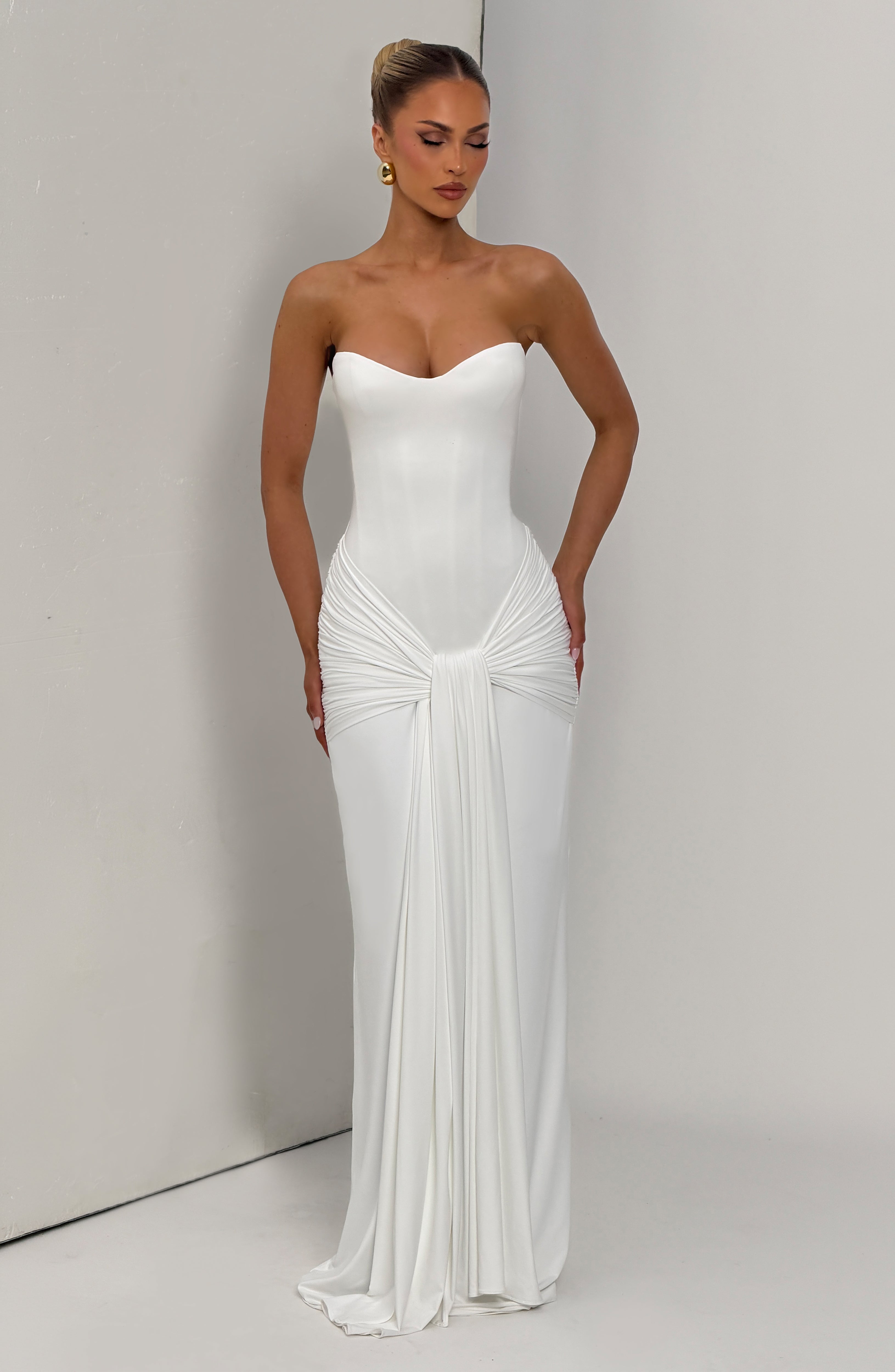 Gia Maxi Dress - Ivory