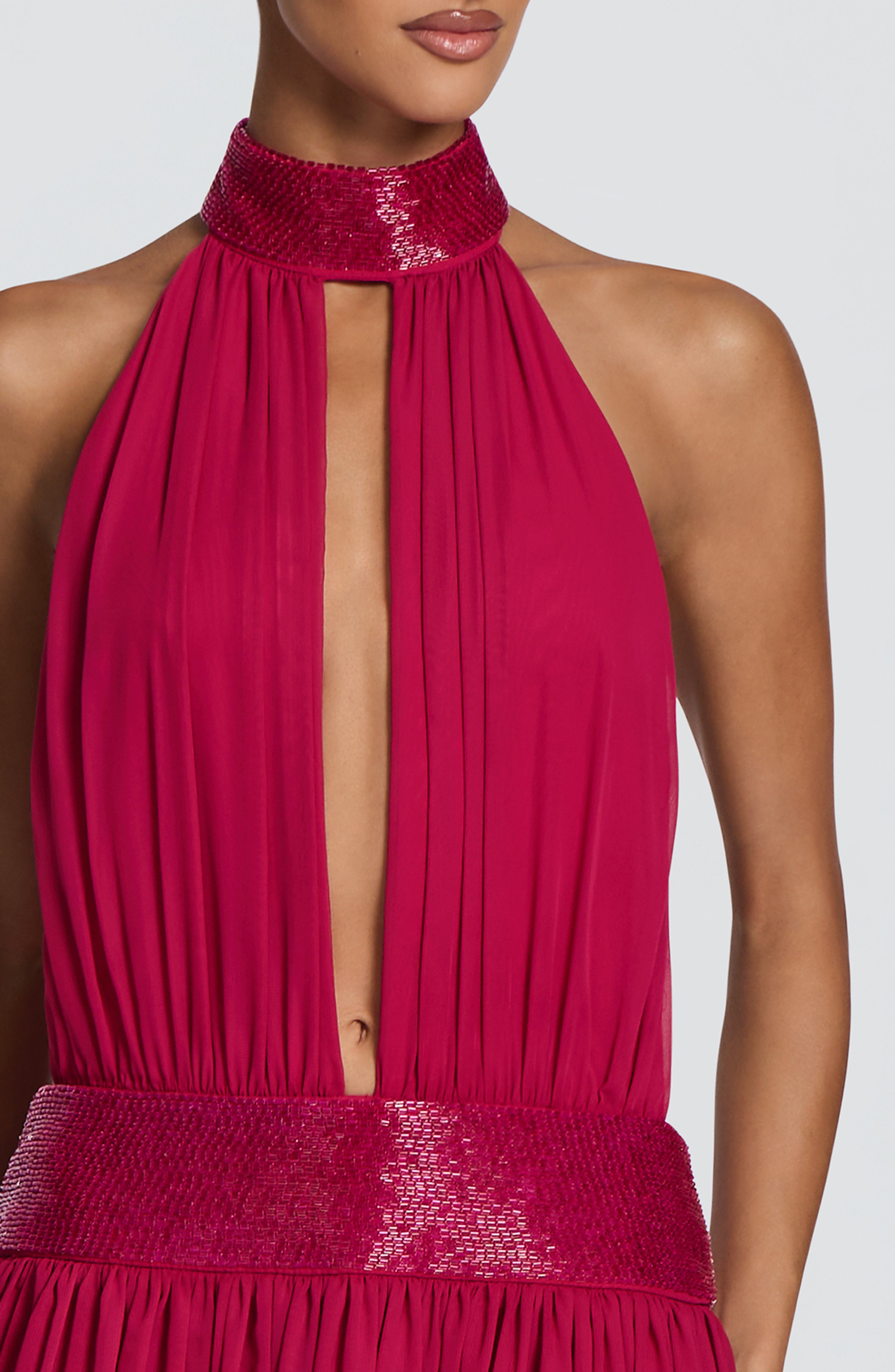Rosalina Maxi Dress - Raspberry