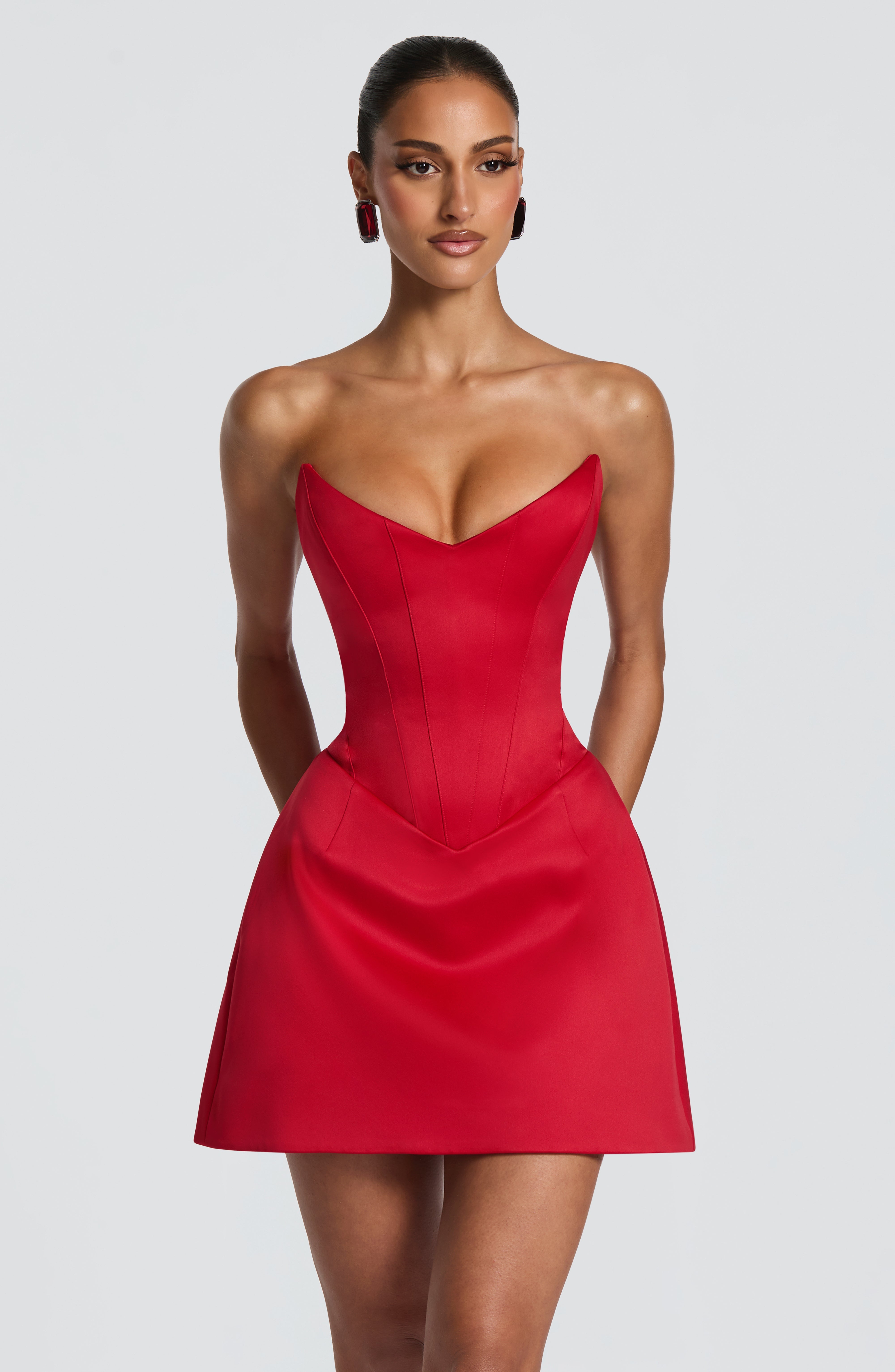 Torin Mini Dress - Red