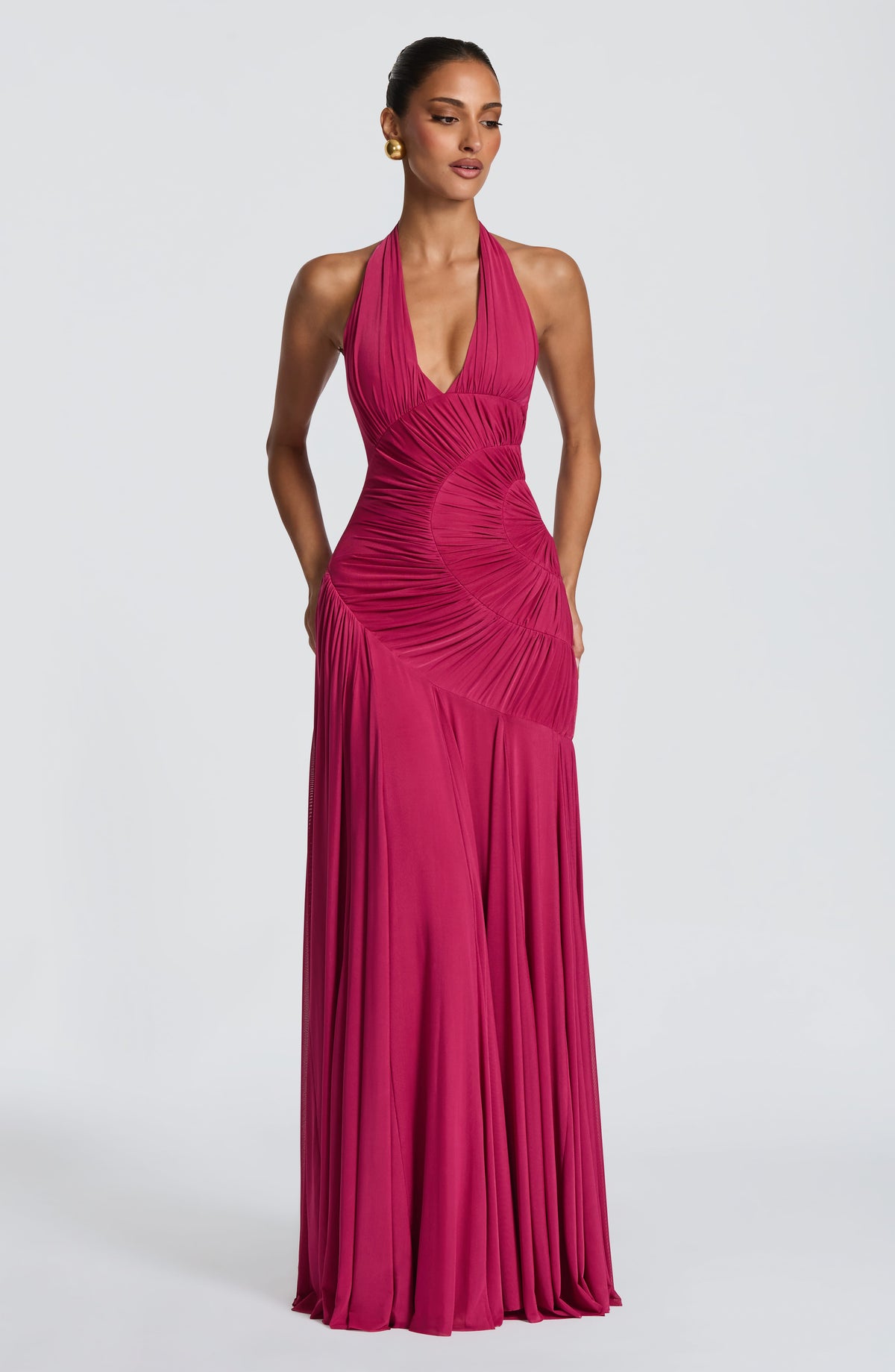 Cova Maxi Dress - Raspberry