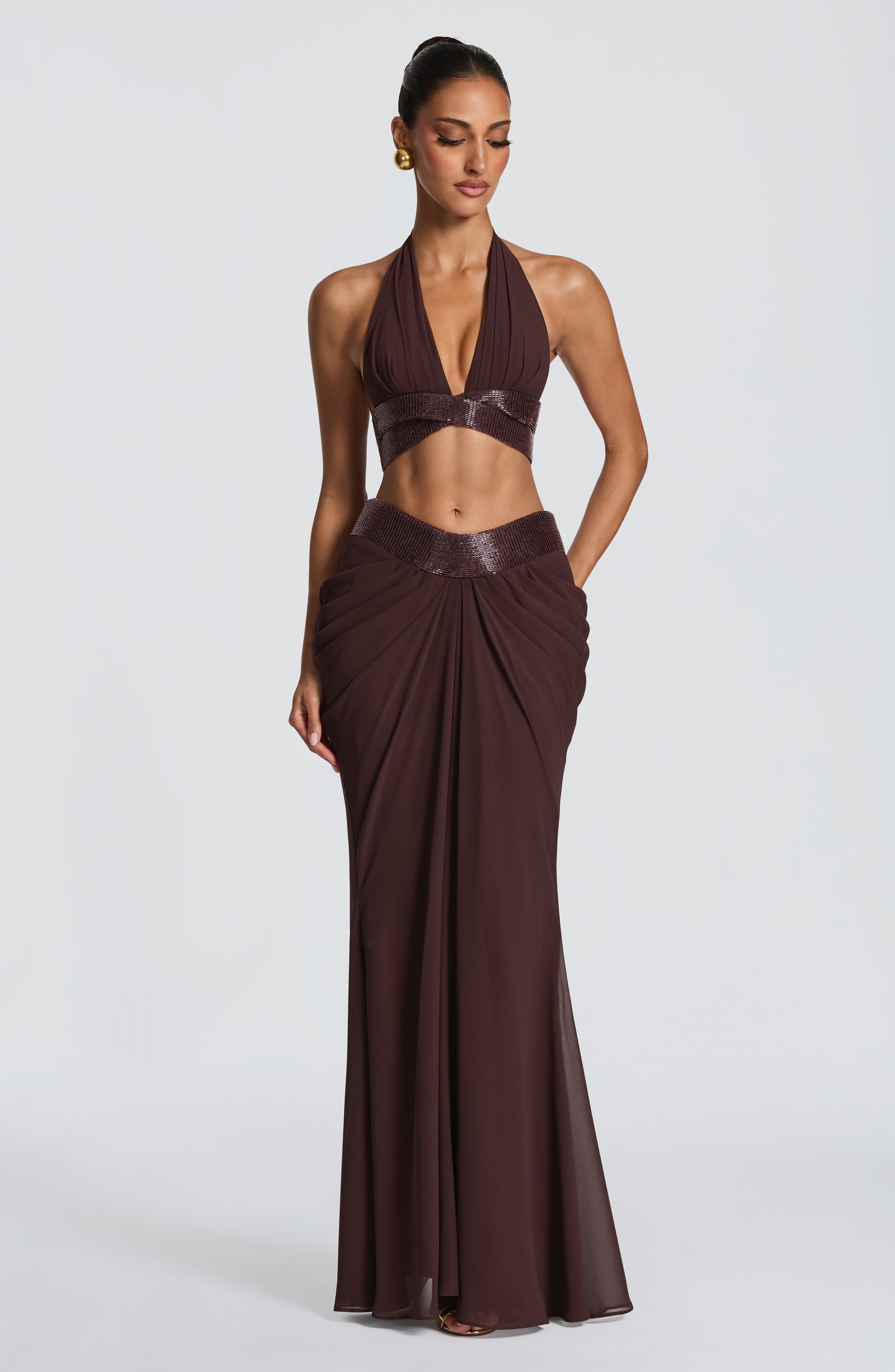 Sophie Bralette - Plum Brown