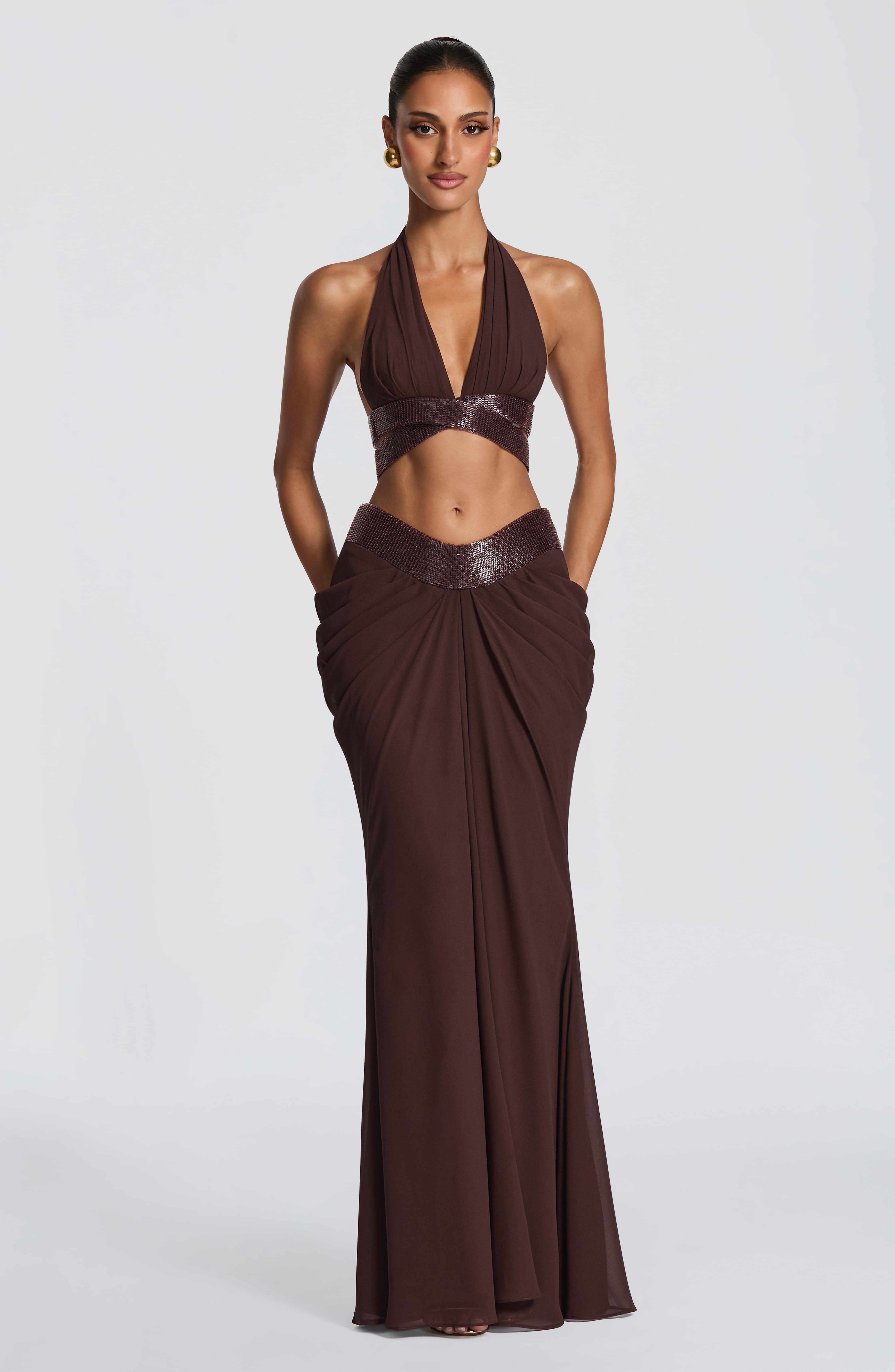 Sophie Bralette - Plum Brown