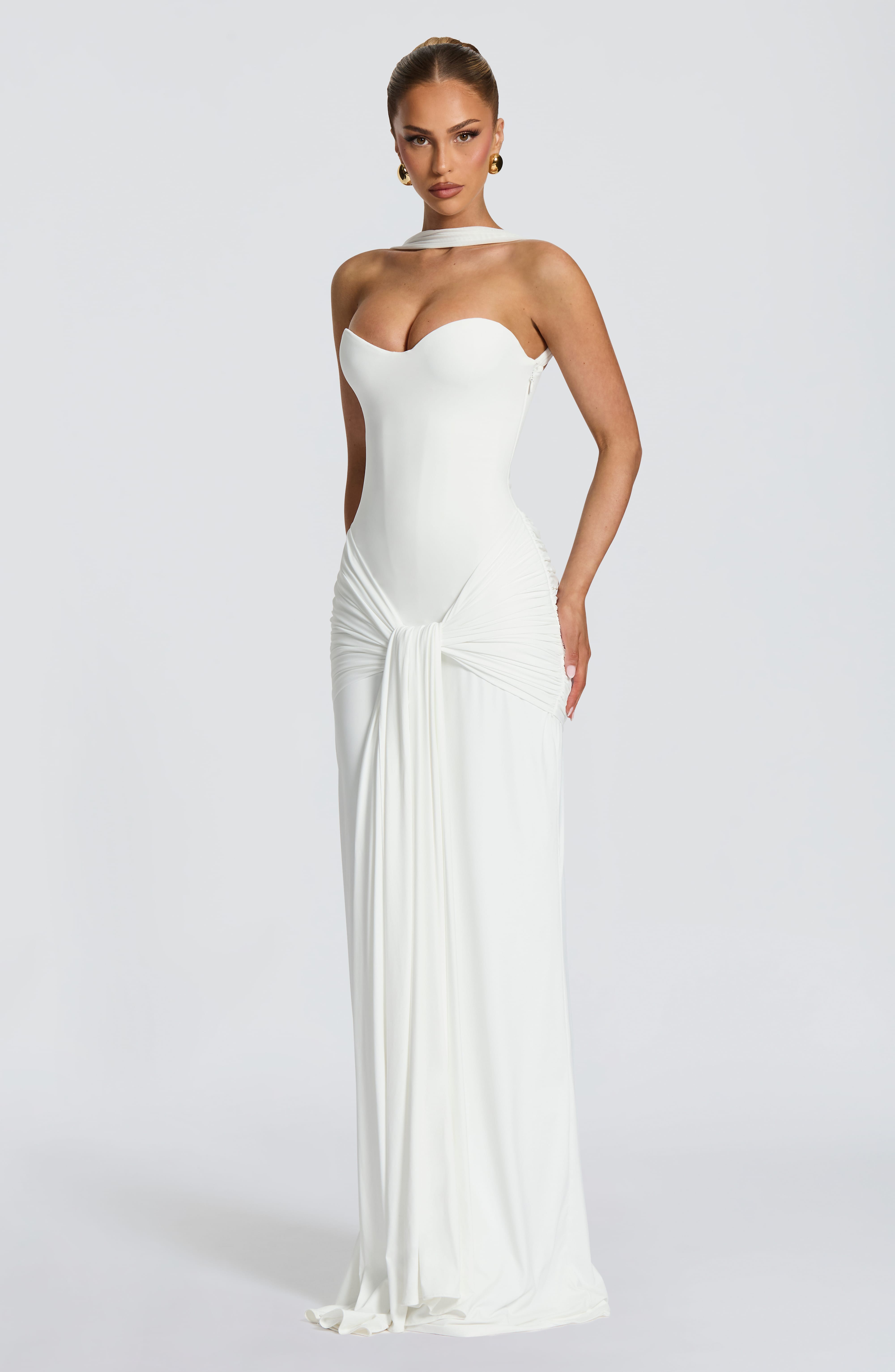 Gia Maxi Dress - Ivory