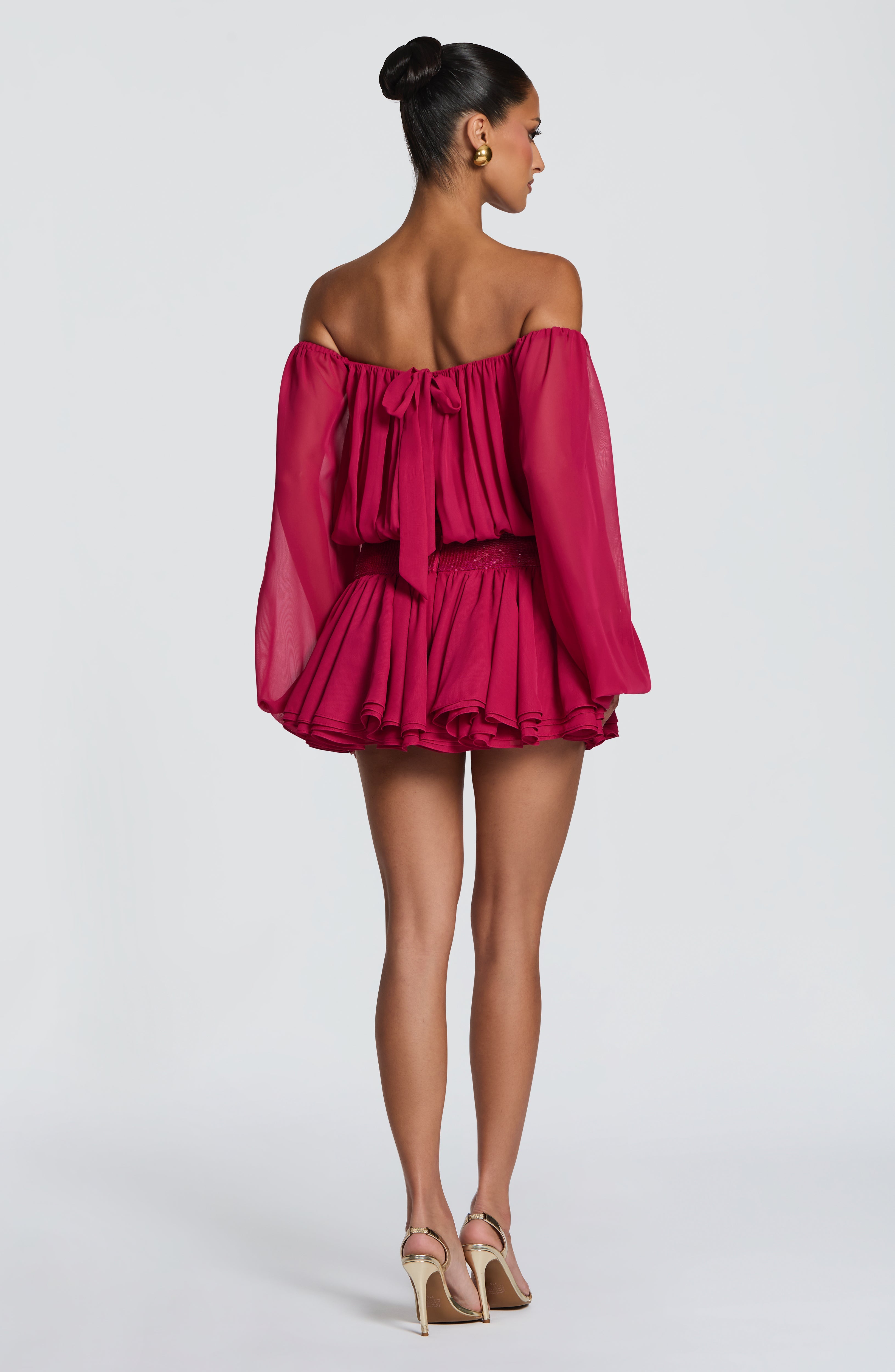 Deja Playsuit - Raspberry