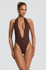 Tysa Bodysuit - Plum Brown