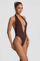 Tysa Bodysuit - Plum Brown