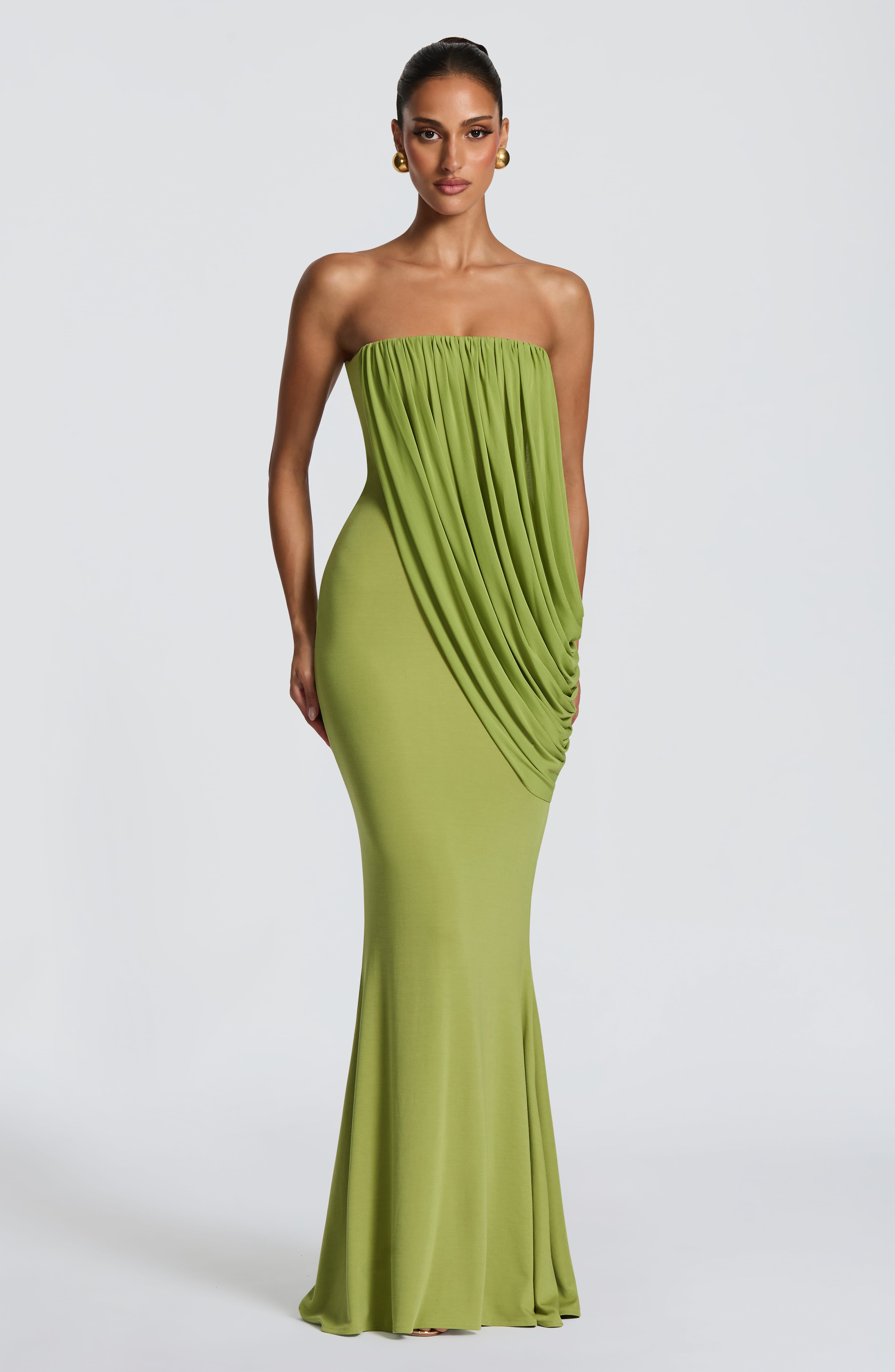 Vienna Maxi Dress - Olive