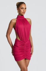 Thekla Mini Dress - Raspberry