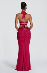 Sophie Maxi Skirt - Raspberry