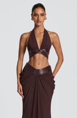 Sophie Bralette - Plum Brown
