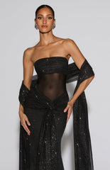 Agnes Shawl - Black Sparkle