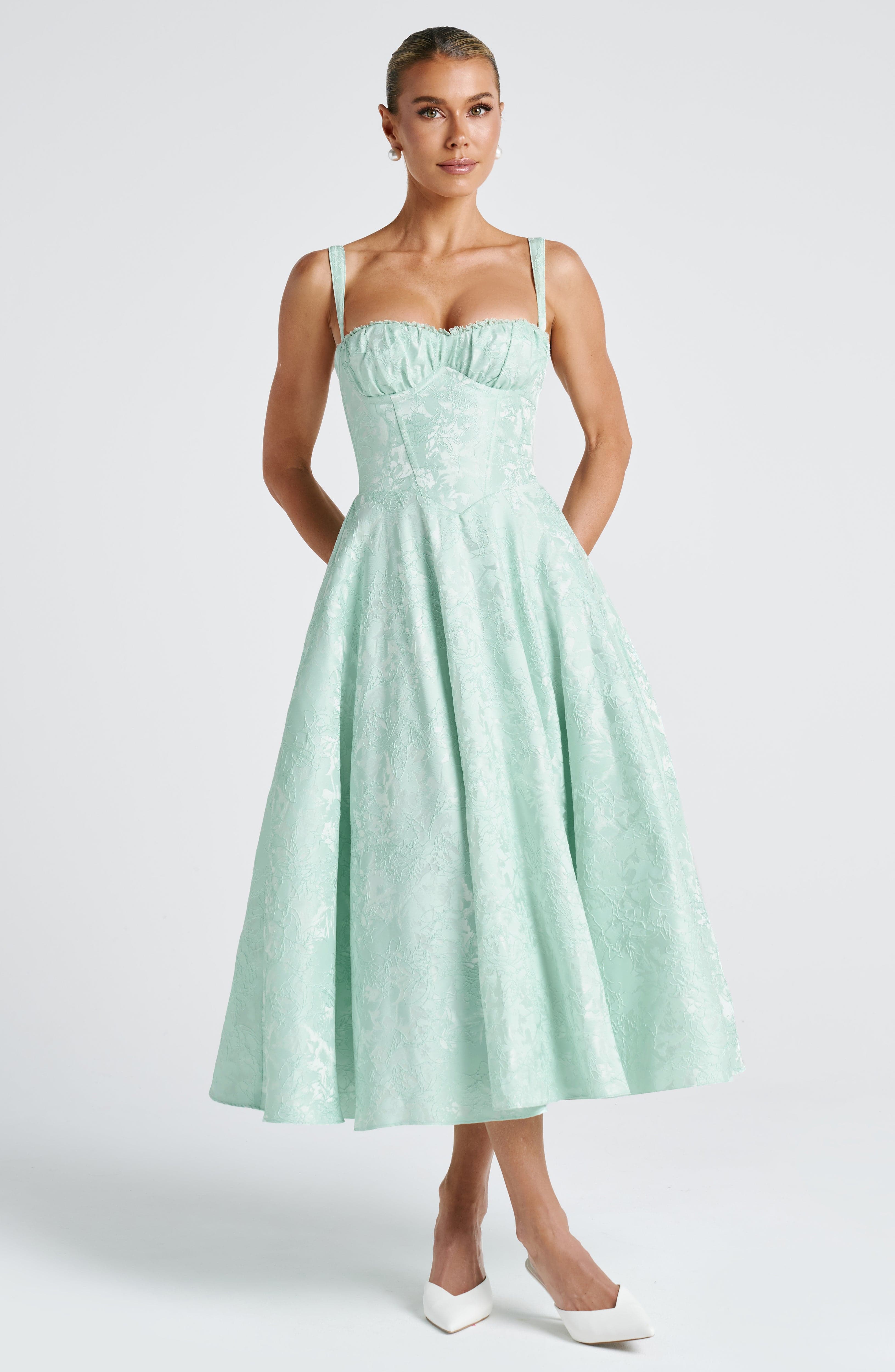 Amity Midi Dress - Mint