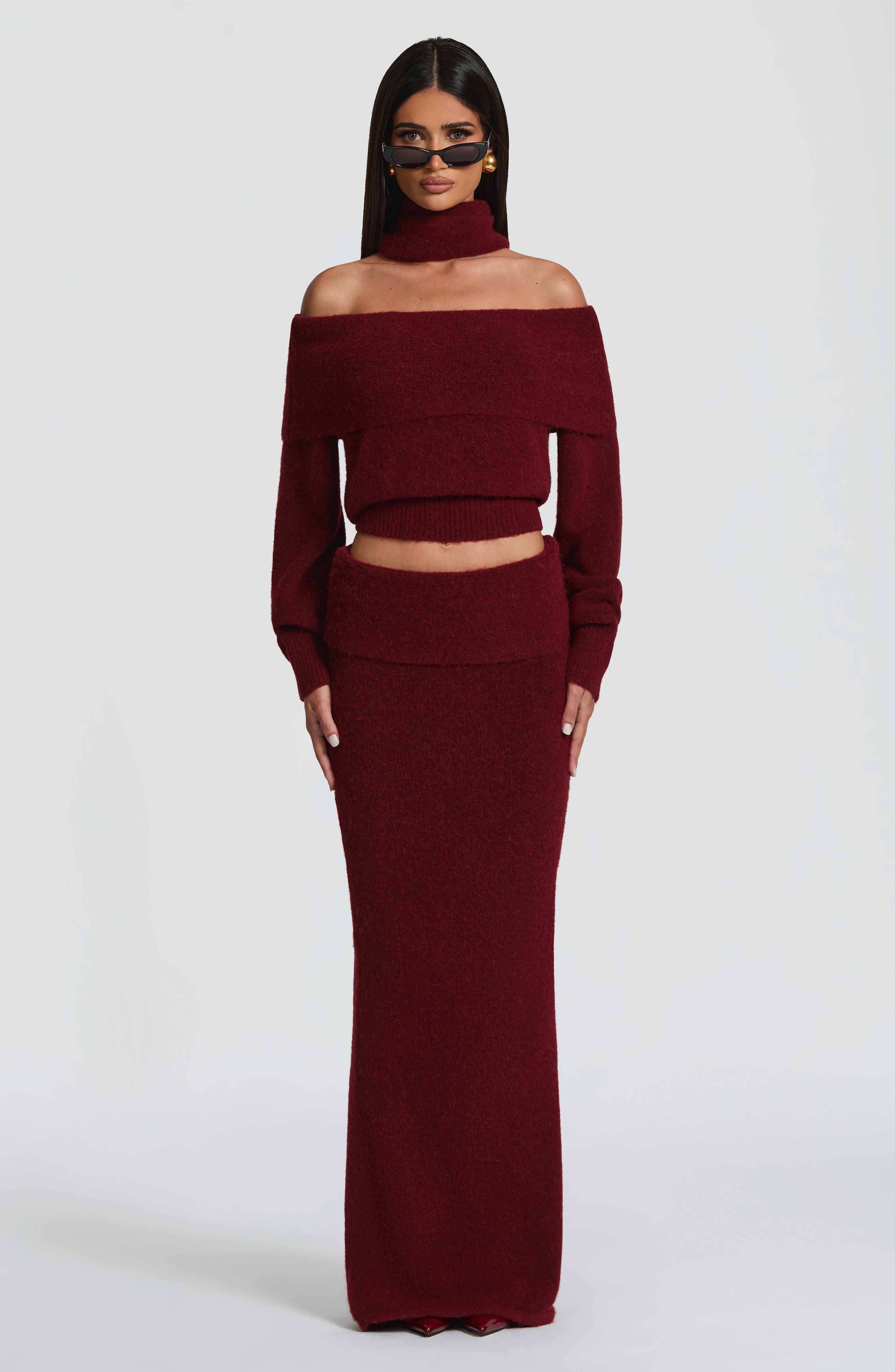 Andie Top - Burgundy