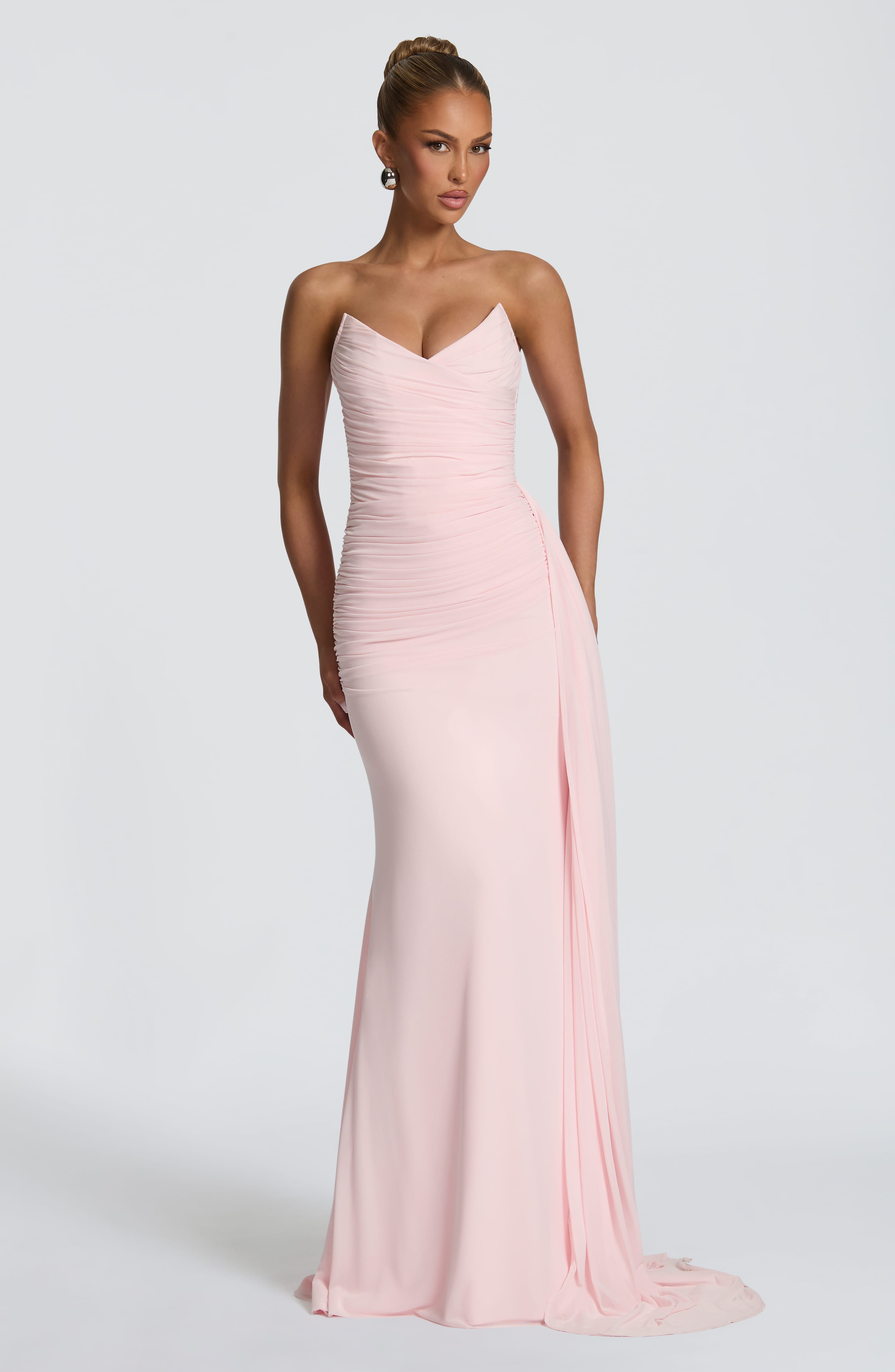 Ashika Maxi Dress - Blush