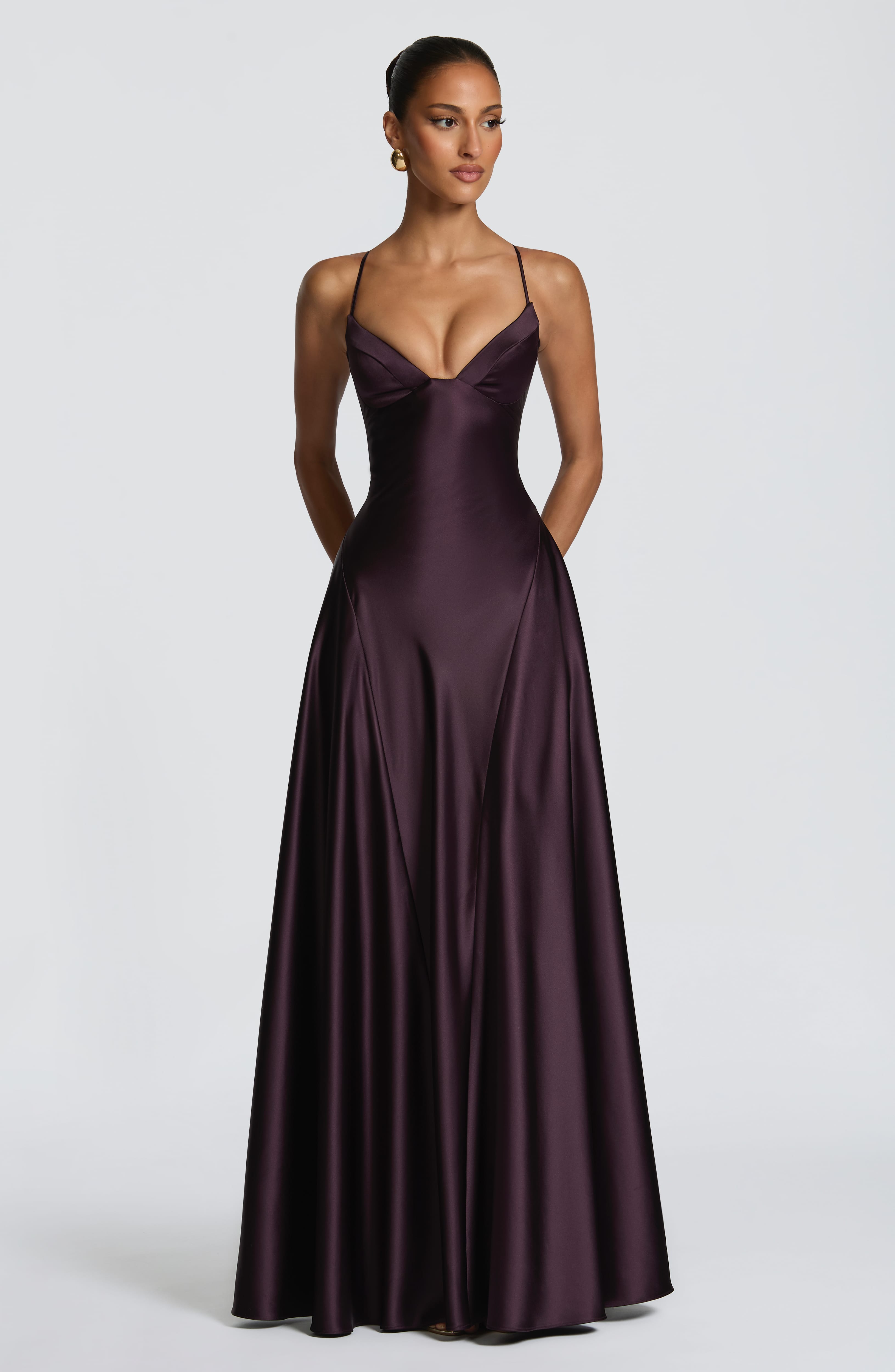 Asterin Maxi Dress - Plum