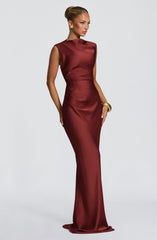 Avielle Maxi Dress - Deep Rust