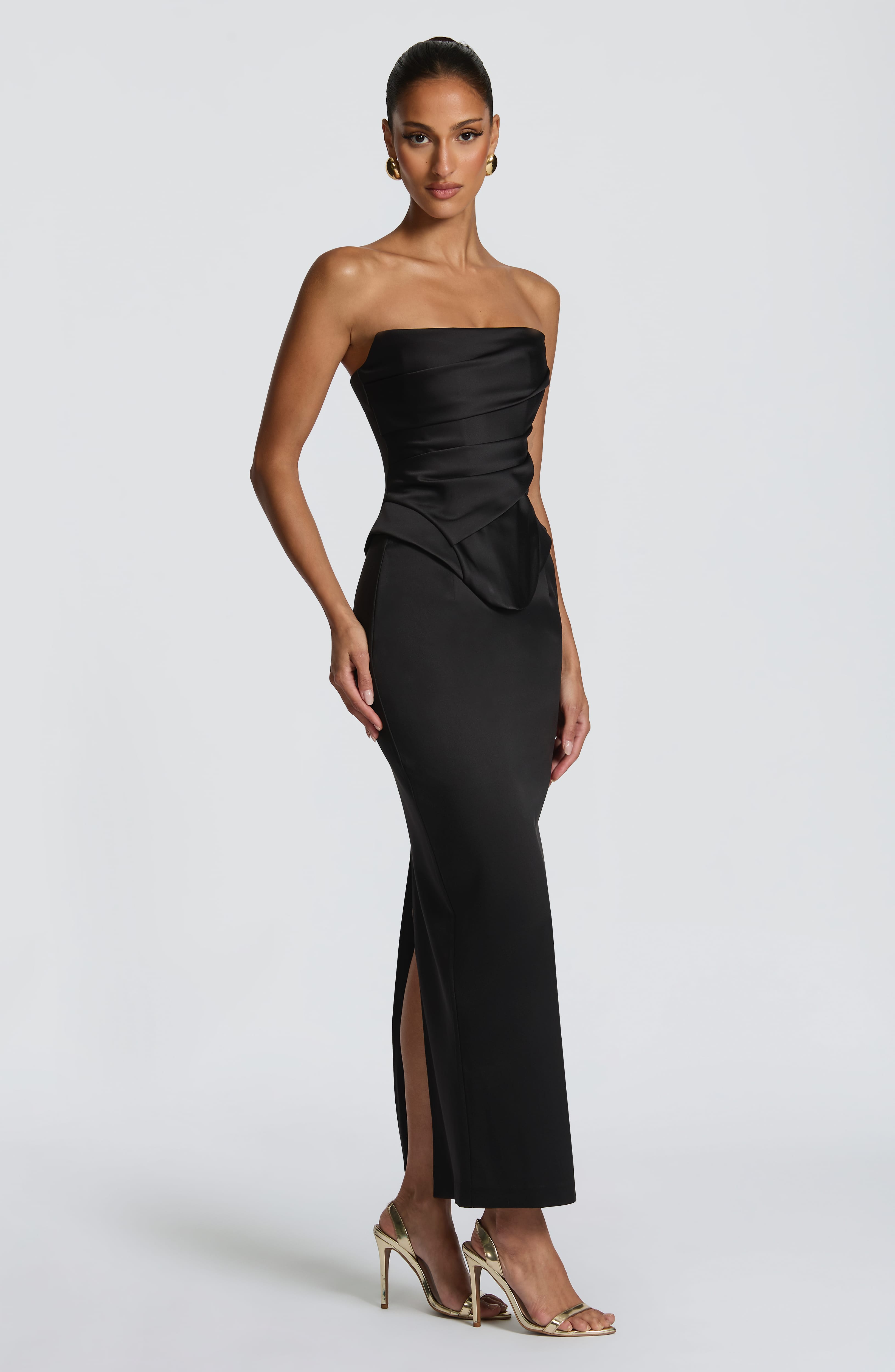 Calliope Midi Skirt - Black