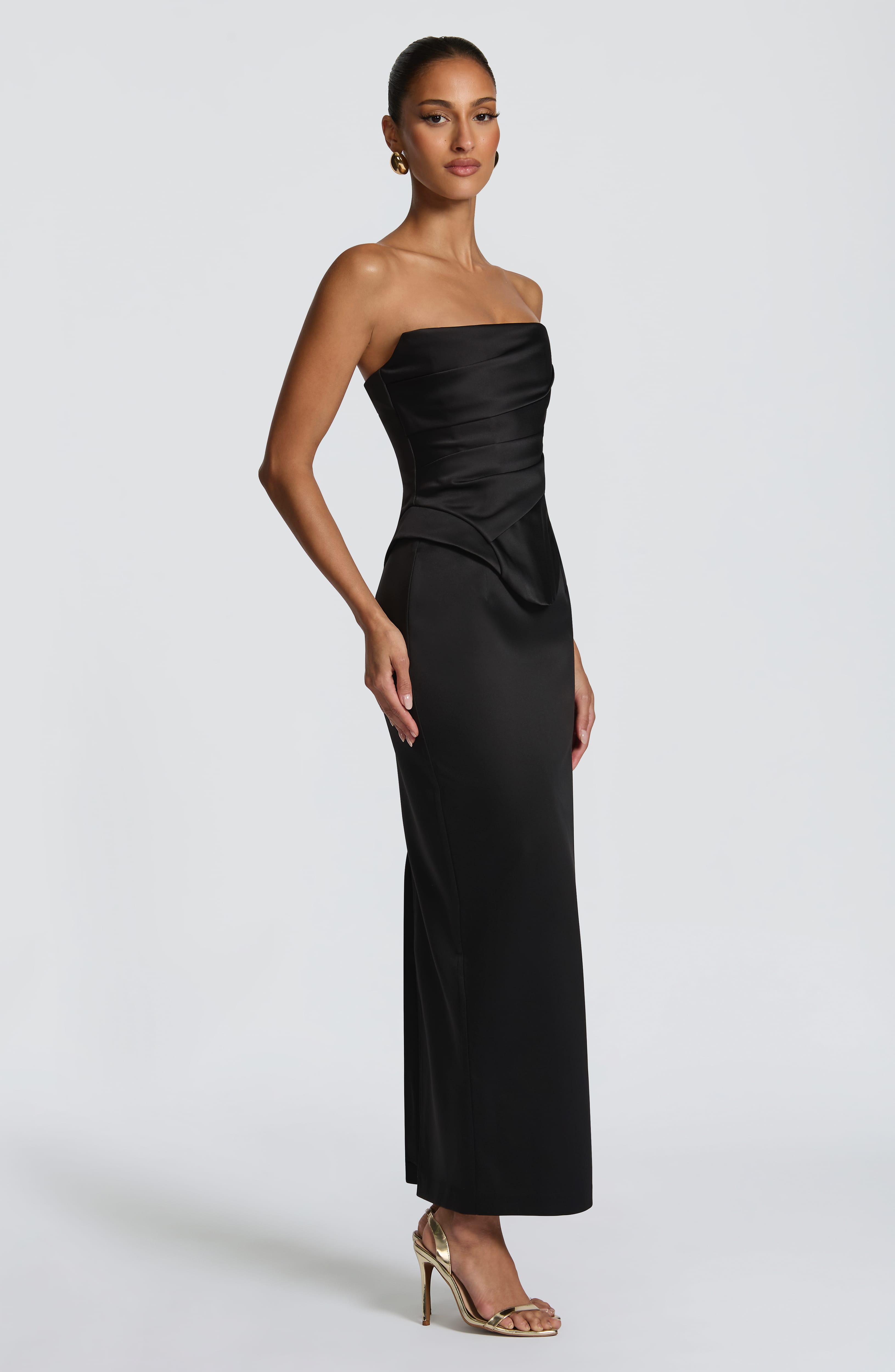 Calliope Midi Skirt - Black