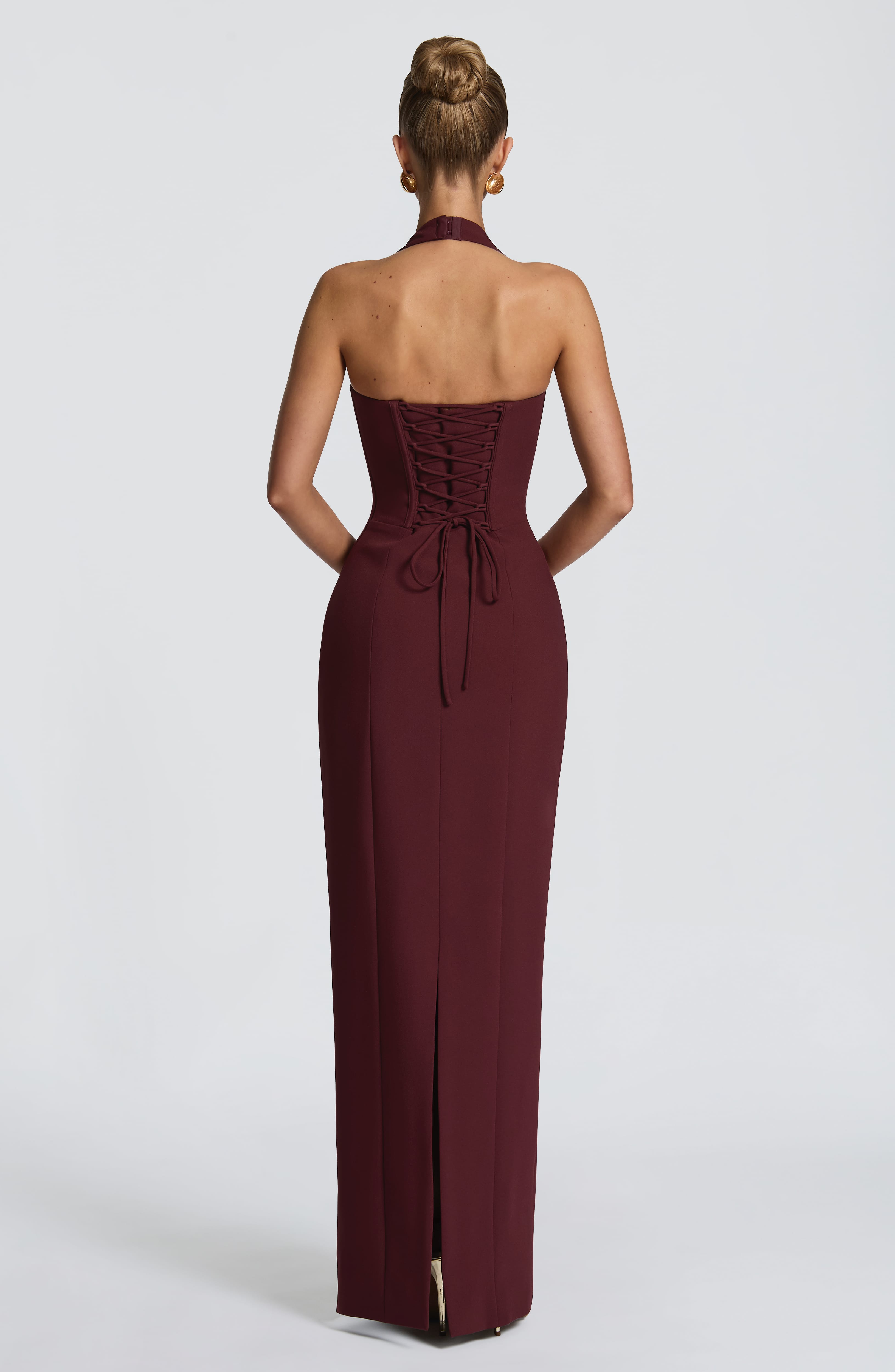 Charlotte Maxi Dress - Cherry Lacquer
