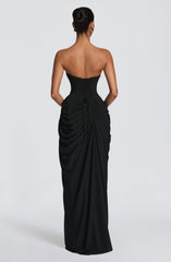 Cyra Maxi Dress - Black