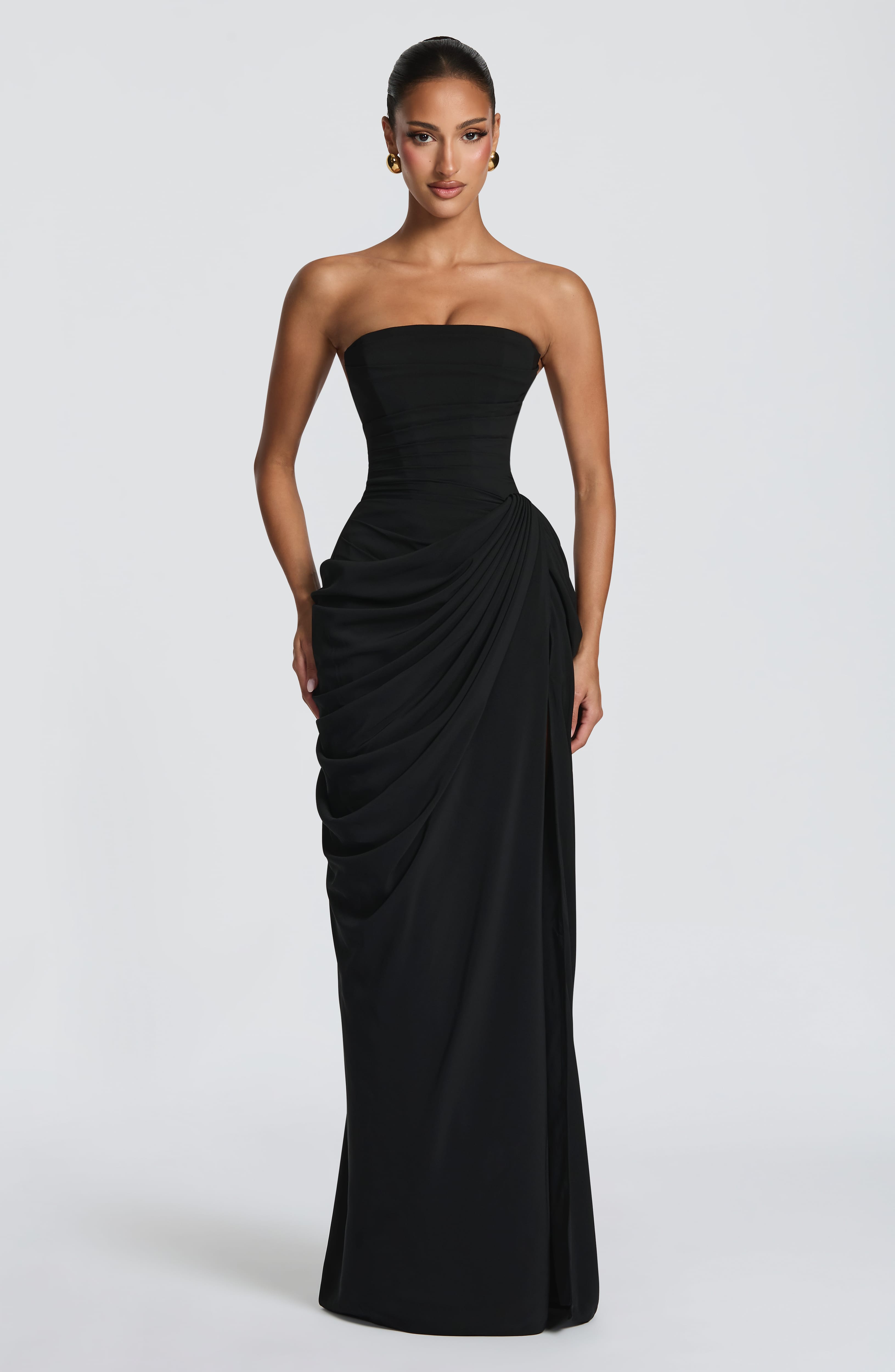 Cyra Maxi Dress - Black
