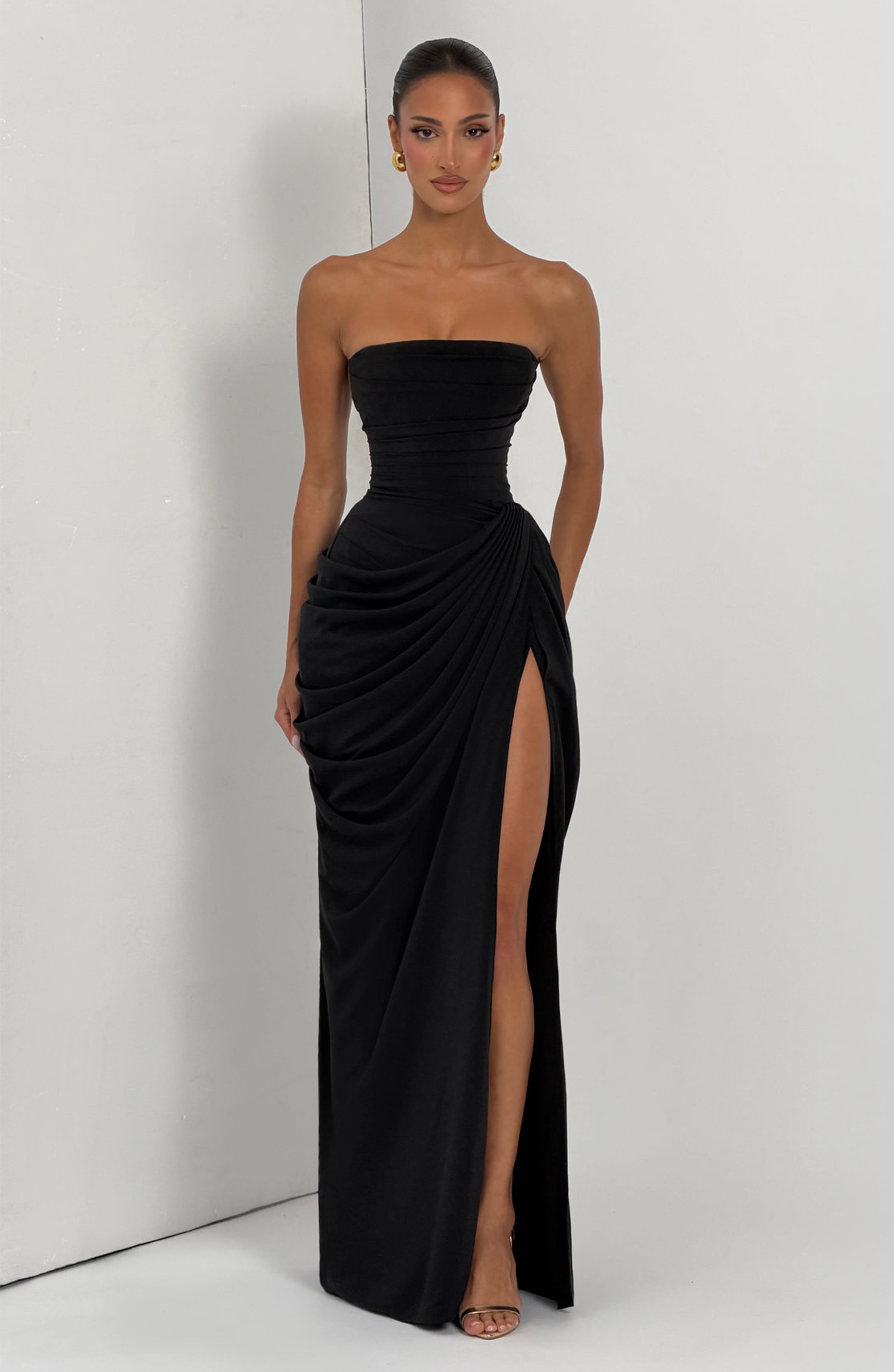 Cyra Maxi Dress - Black