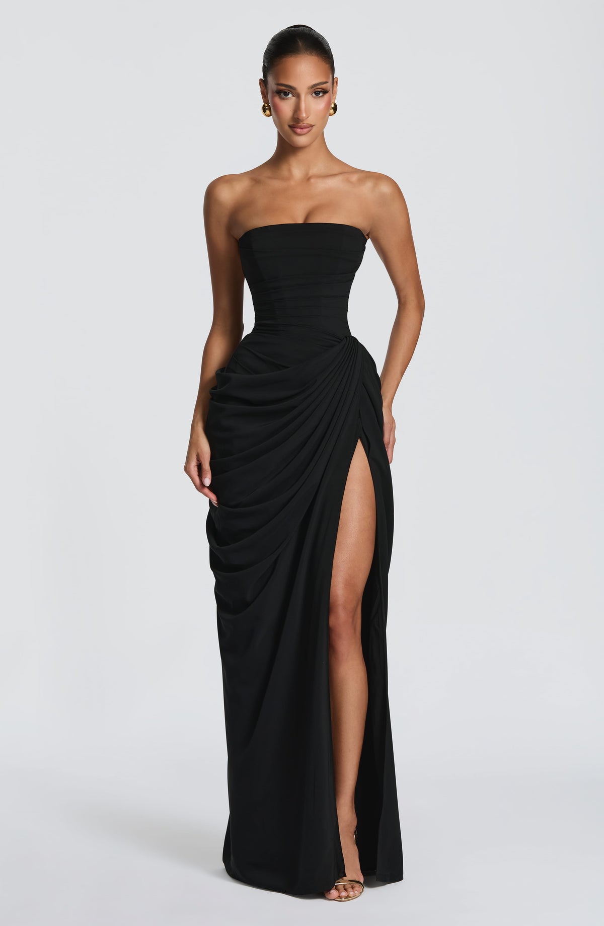 Cyra Maxi Dress - Black