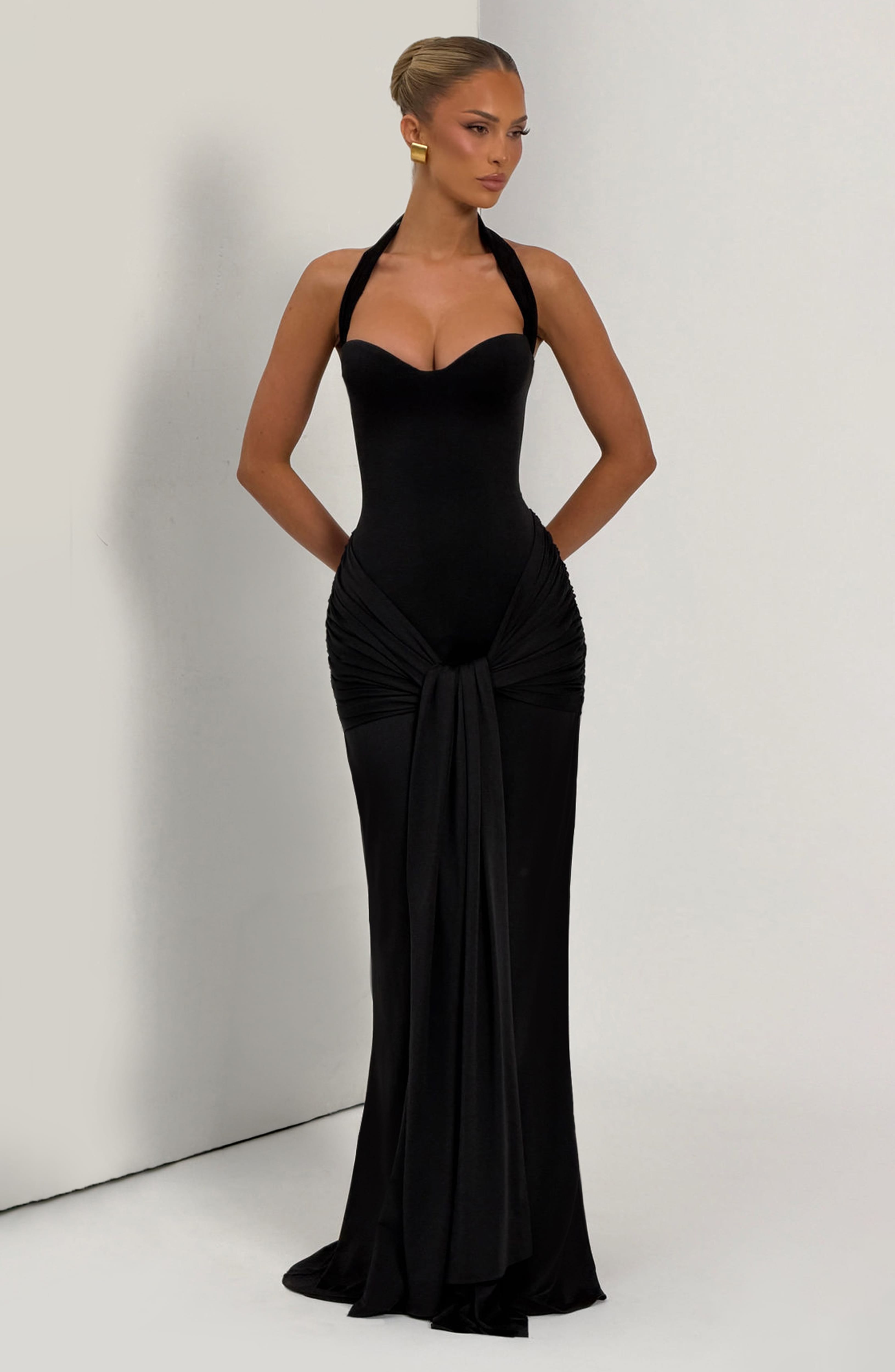Gia Maxi Dress - Black