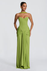 Gia Maxi Dress - Olive