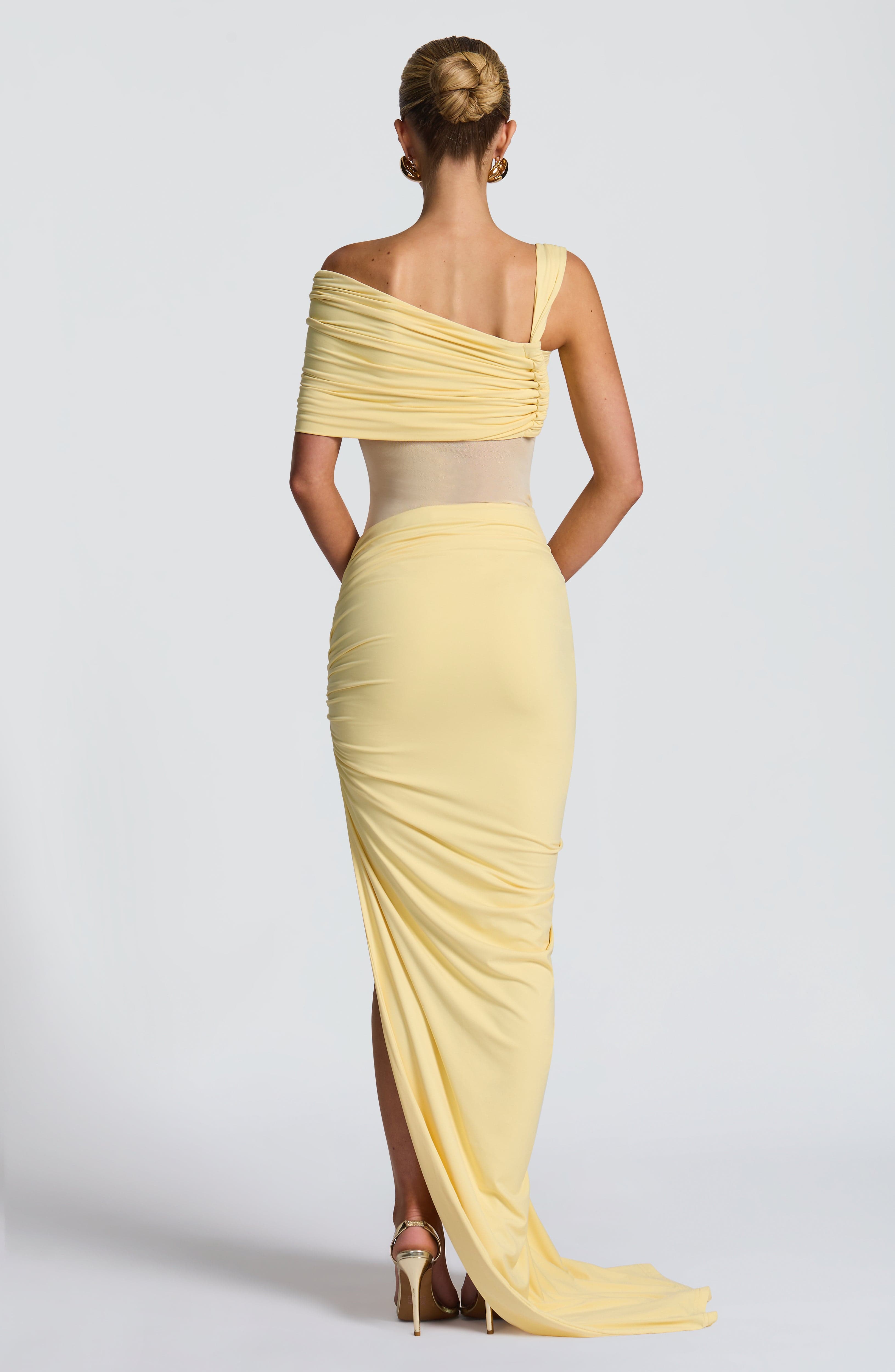 Henrietta Maxi Skirt - Lemon
