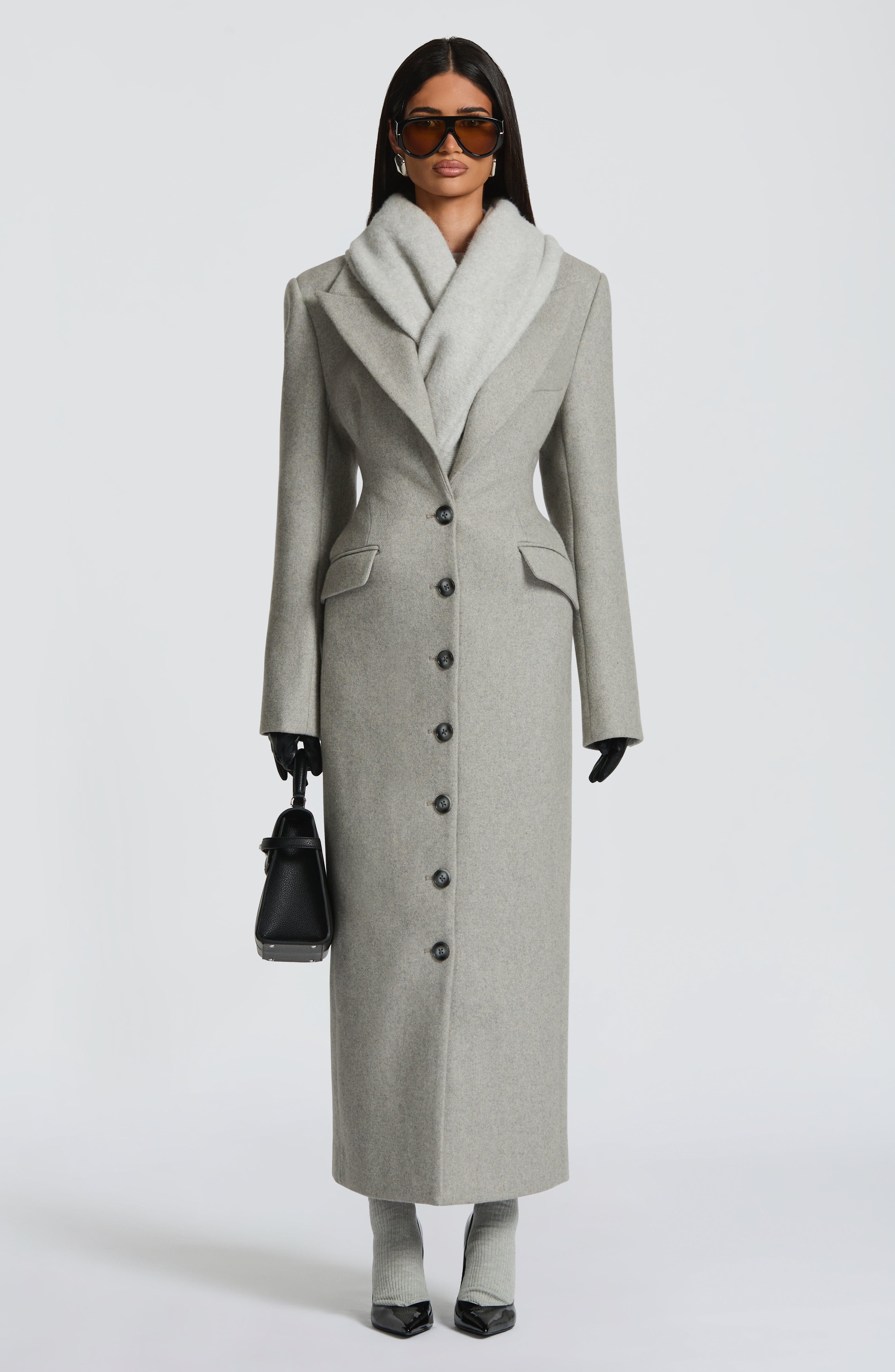 Jeanie Scarf - Light Grey