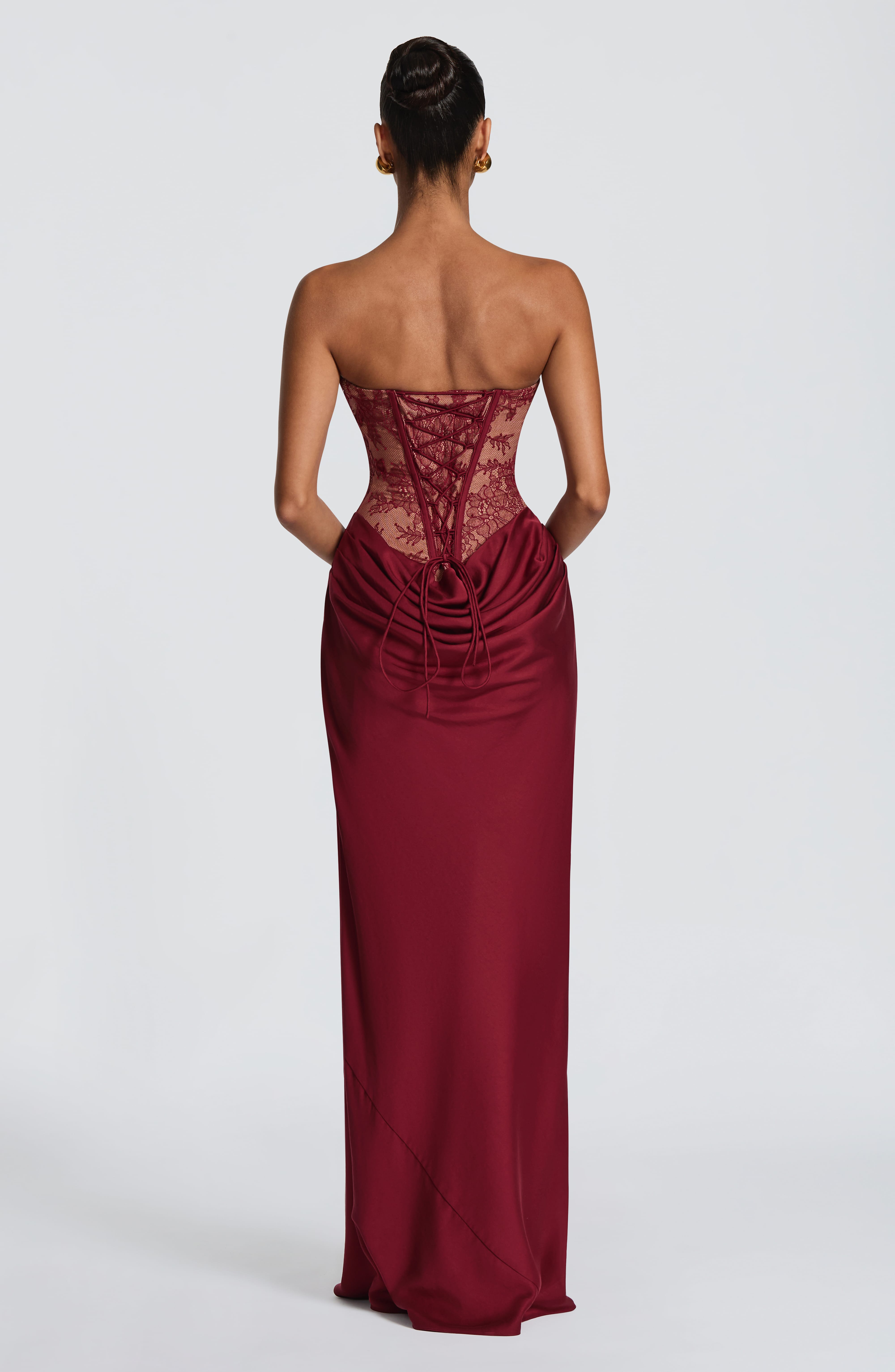 Kathleen Maxi Dress - Burgundy