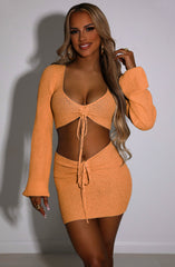 Leia Mini Skirt - Orange