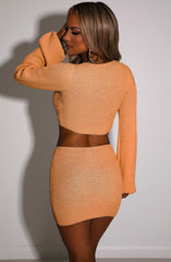 Leia Mini Skirt - Orange